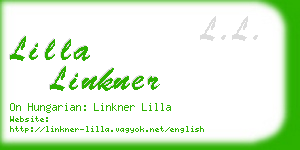 lilla linkner business card